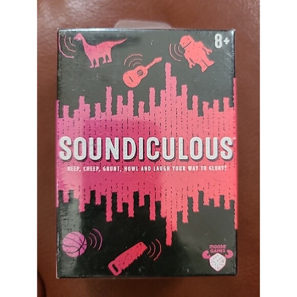 Soundiculous: Pocketsize Party Card Game of Sounds by Moose Games Sealed Box - Picture 2 of 7